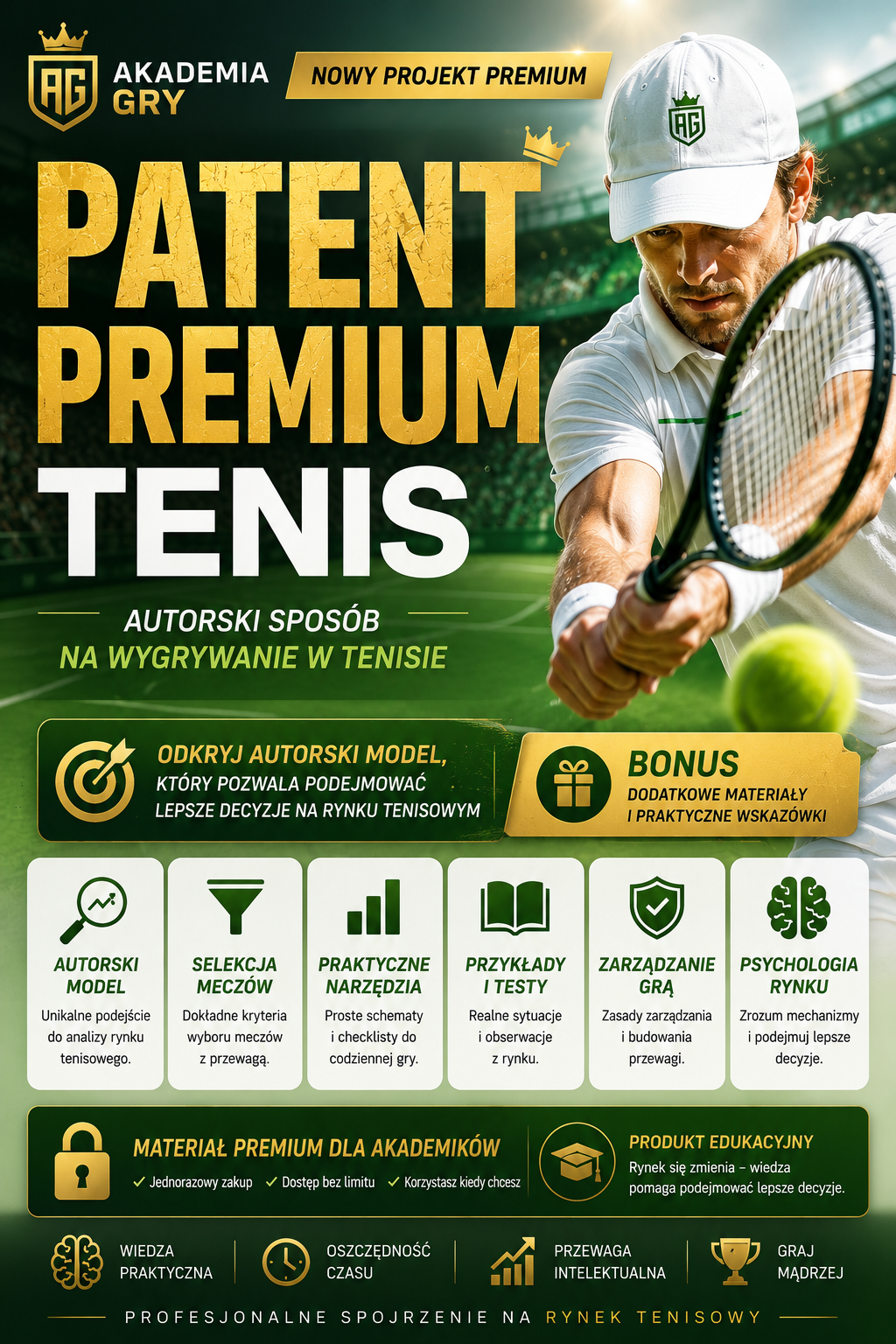 PATENT PREMIUM TENIS + BONUS